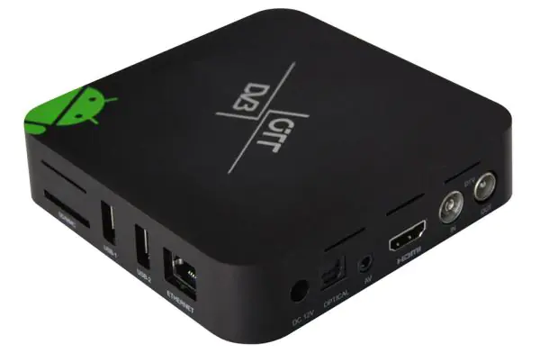 Android Smart TV Box VenBOX ITV07 (HD18T) z dekoderem D